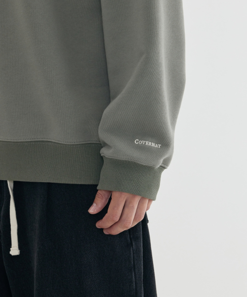 COVERNAT(カバーナット)の「ヘンリーネック スウェット メランジェグレー(スウェット・レディース・その他・SMALL/MEDIUM/LARGE/X-LARGE)」の7枚目の写真