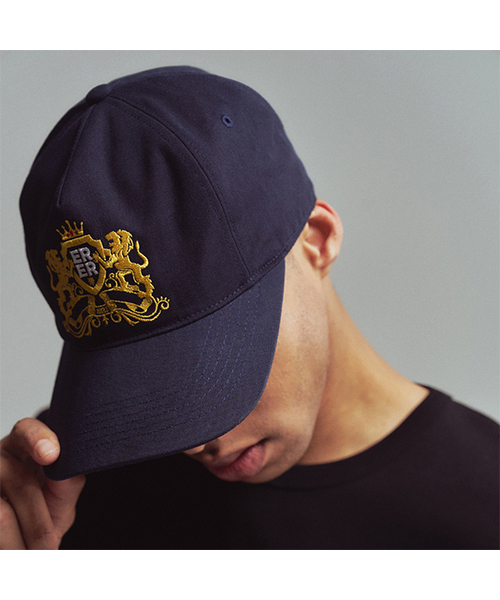 Lion 5panel cap Navy