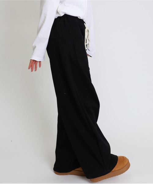 Vini（ヴィニ）の「ルーズシルエット バルーンスウェットパンツ（スウェットパンツ・レディース・ブラック/グレー・MEDIUM/LARGE）」の8枚目の写真