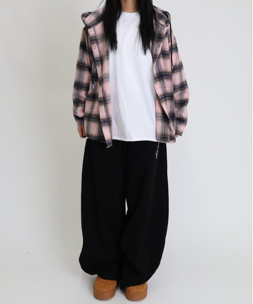 Vini（ヴィニ）の「ルーズシルエット バルーンスウェットパンツ（スウェットパンツ・レディース・ブラック/グレー・MEDIUM/LARGE）」の13枚目の写真