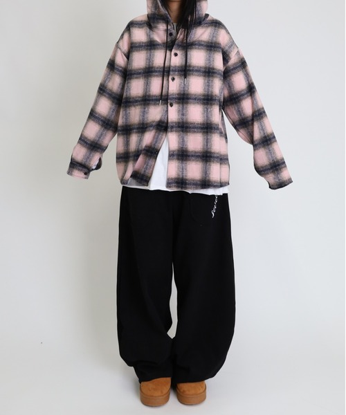 Vini（ヴィニ）の「ルーズシルエット バルーンスウェットパンツ（スウェットパンツ・レディース・ブラック/グレー・MEDIUM/LARGE）」の9枚目の写真