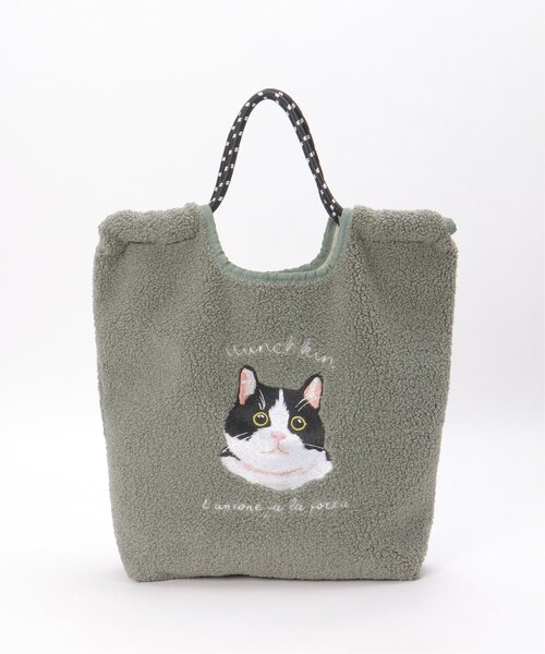 LBC(エルビーシー)の「ボア刺繍コードトートバッグ(トートバッグ・レディース・グレー/オフホワイト/ブラウン系その他・FREE)」の13枚目の写真