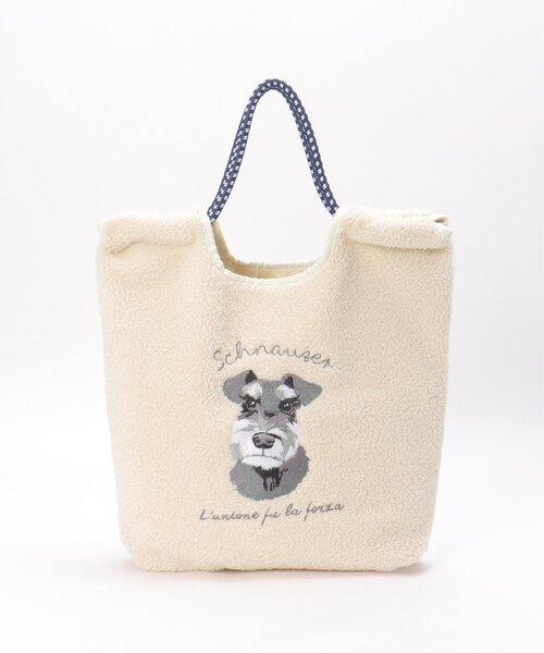 LBC(エルビーシー)の「ボア刺繍コードトートバッグ(トートバッグ・レディース・グレー/オフホワイト/ブラウン系その他・FREE)」の15枚目の写真