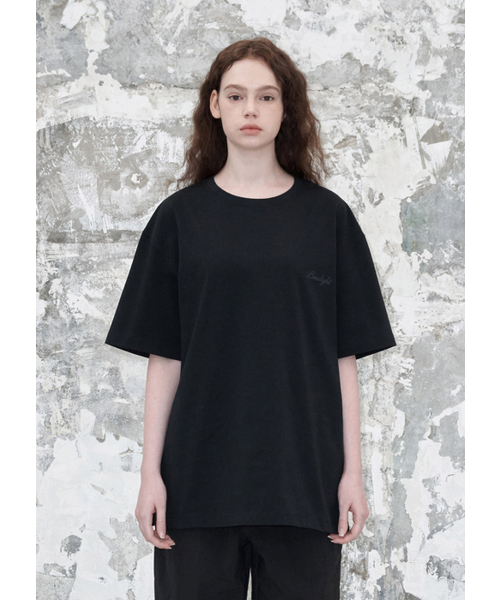 LIMELIGHT APPAREL(ライムライトアパレル)の「アパレルスクリプトロゴTシャツ(ブラック/グレー)(Tシャツ/カットソー・レディース・その他・SMALL/MEDIUM/LARGE/X-LARGE)」の1枚目の写真