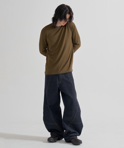 JUAN HOMME(ジュアンオム)の「レイヤードロングスリーブ(カーキブラウン)(Tシャツ/カットソー・メンズ・その他・X-LARGE/LARGE/MEDIUM)」の8枚目の写真
