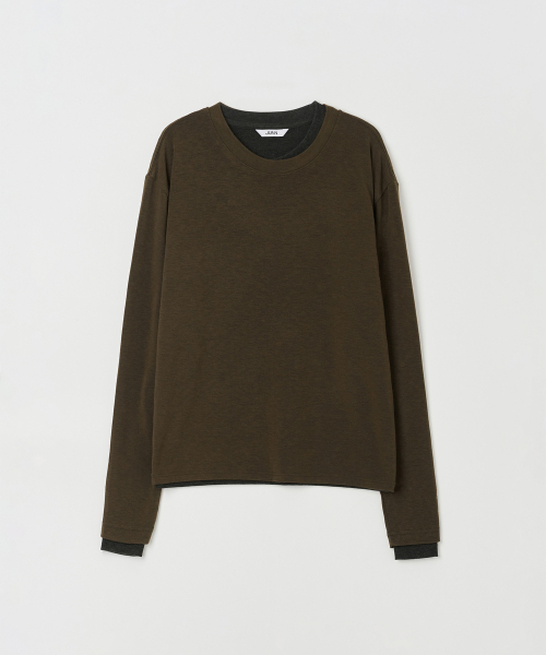 JUAN HOMME(ジュアンオム)の「レイヤードロングスリーブ(カーキブラウン)(Tシャツ/カットソー・メンズ・その他・X-LARGE/LARGE/MEDIUM)」の2枚目の写真