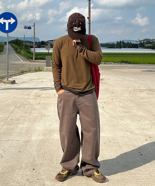JUAN HOMME(ジュアンオム)の「レイヤードロングスリーブ(カーキブラウン)(Tシャツ/カットソー・メンズ・その他・X-LARGE/LARGE/MEDIUM)」の4枚目の写真