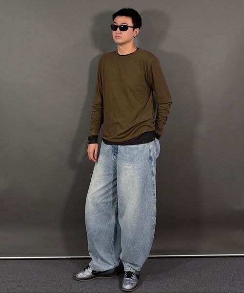 JUAN HOMME(ジュアンオム)の「レイヤードロングスリーブ(カーキブラウン)(Tシャツ/カットソー・メンズ・その他・X-LARGE/LARGE/MEDIUM)」の21枚目の写真