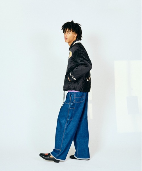 THRIFTY LOOK(スリフティールック)の「THRFTY LOOK スリフティルック / QUILTING VIETNAM JACKET(スカジャン・メンズ・ブラック/ブラック系1/オリーブ・SMALL/LARGE/MEDIUM)」の5枚目の写真