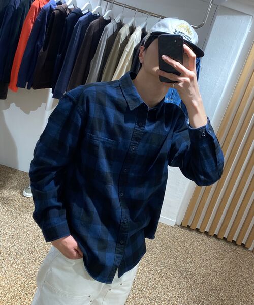 HORLISUN(ホーリーサン)の「Madison Buffalo Check Shirt Navy(シャツ/ブラウス・メンズ・その他・SMALL/MEDIUM/LARGE)」の5枚目の写真