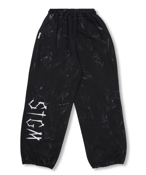 STIGMA(スティグマ)の「Dirty Washed Wide Jogger Pants Black(スウェットパンツ・メンズ・その他・X-LARGE)」の1枚目の写真