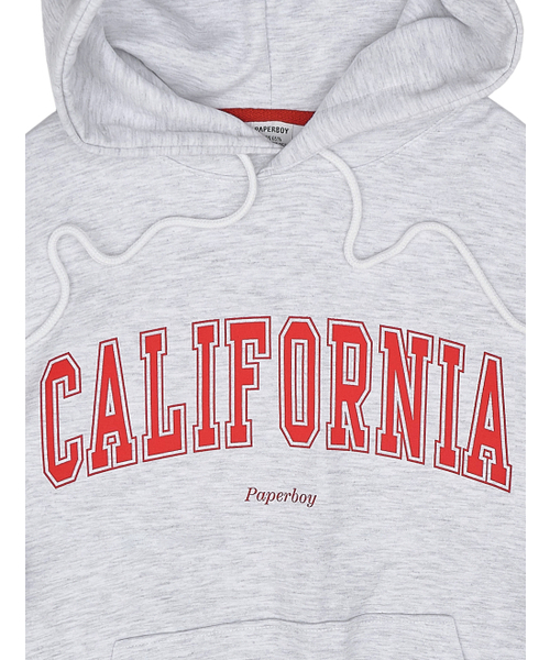 PAPERBOY(ペーパーボーイ)の「カリフォルニアフードパーカー-ホワイトメランジ(パーカー・レディース・その他・SMALL/MEDIUM/LARGE/X-LARGE)」の7枚目の写真