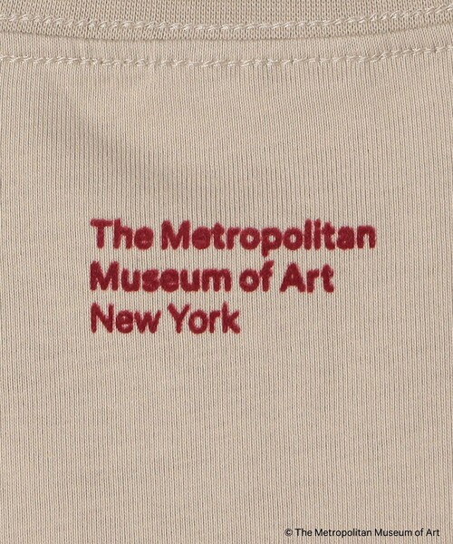 SHIPS Colors(シップス カラーズ)の「SHIPS Colors:The Met コラボ フロッキー ロゴ Tシャツ 2(Tシャツ/カットソー・レディース・ベージュ/ダークグレー/オフホワイト・ONE SIZE)」の6枚目の写真