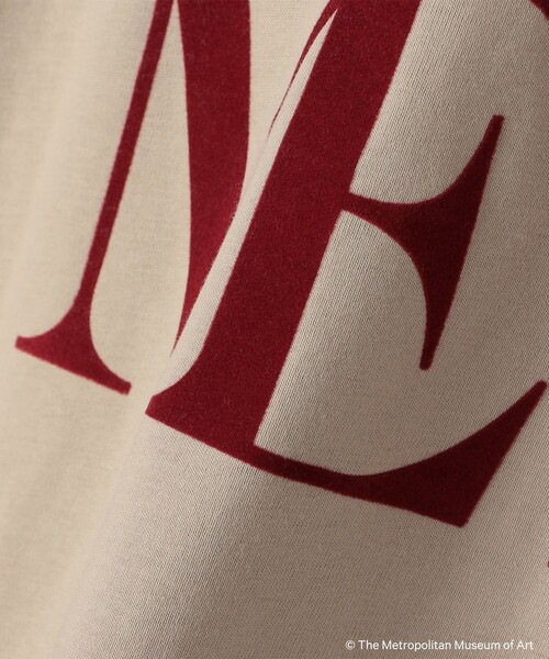SHIPS Colors(シップス カラーズ)の「SHIPS Colors:The Met コラボ フロッキー ロゴ Tシャツ 2(Tシャツ/カットソー・レディース・ベージュ/ダークグレー/オフホワイト・ONE SIZE)」の11枚目の写真
