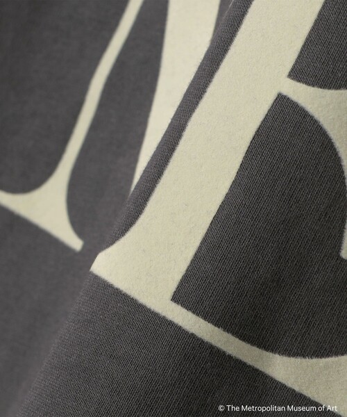 SHIPS Colors(シップス カラーズ)の「SHIPS Colors:The Met コラボ フロッキー ロゴ Tシャツ 2(Tシャツ/カットソー・レディース・ベージュ/ダークグレー/オフホワイト・ONE SIZE)」の13枚目の写真