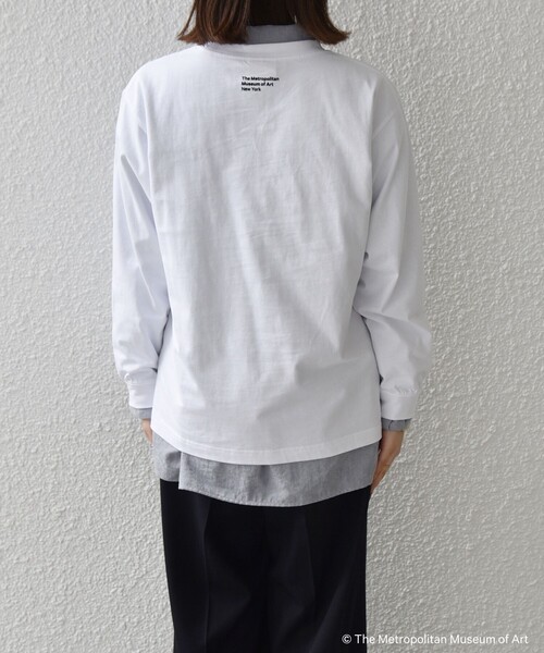 SHIPS Colors(シップス カラーズ)の「SHIPS Colors:The Met コラボ フロッキー ロゴ Tシャツ 2(Tシャツ/カットソー・レディース・ベージュ/ダークグレー/オフホワイト・ONE SIZE)」の17枚目の写真