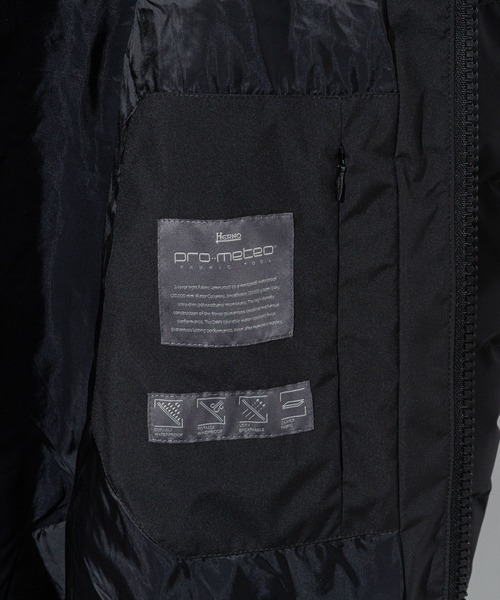 HERNO(ヘルノ)の「HERNO 2 LAYER PROMETEO DOWN JACKET ヘルノ プロメテオ ダウンジャケット(ダウンジャケット/コート・メンズ・ブラック・50/48/52/46)」の17枚目の写真