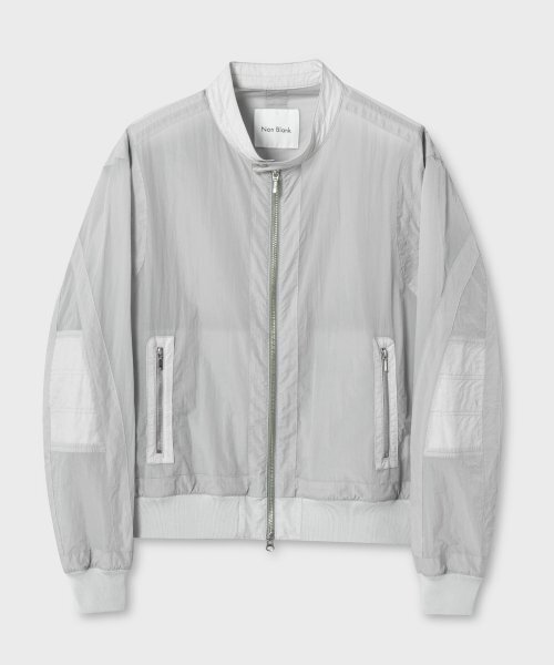 NONBLANK(ノンブランク)の「ウィンドジャケット_ライトグレー(ブルゾン・レディース・その他・MEDIUM/LARGE/X-LARGE)」の1枚目の写真