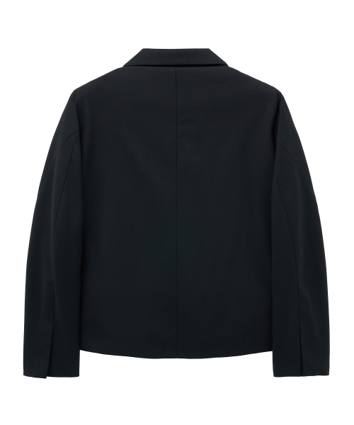 UNGIMMICK(アンジミック)の「STRUCTURED WOOL SINGLE JACKET (BLACK)(デニムジャケット・メンズ・その他・MEDIUM/LARGE/X-LARGE)」の2枚目の写真