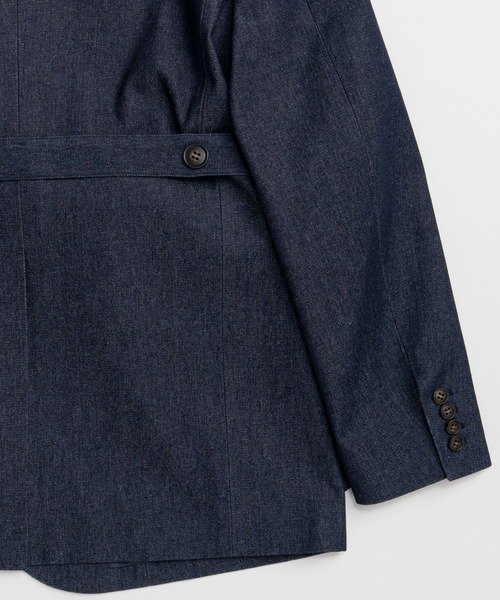 MAISON SPECIAL(メゾンスペシャル)の「Rigid Tailored Jacket/リジットテーラードジャケット(テーラードジャケット・レディース・ネイビー・FREE)」の12枚目の写真