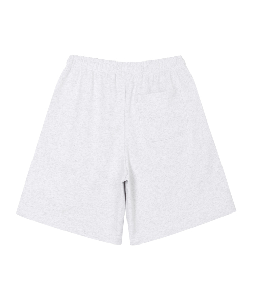 LIMELIGHT APPAREL(ライムライトアパレル)の「アパレルオーバルロゴヘビーハーフパンツ(アッシュグレー/ブラック)(スウェットパンツ・メンズ・その他・LARGE/MEDIUM/X-LARGE)」の2枚目の写真