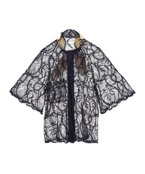 TOGA PULLA（トーガ　プルラ）の「TOGA PULLA Lace blouse TP252-FJ223（シャツ/ブラウス・レディース・ネイビー・36）」の7枚目の写真