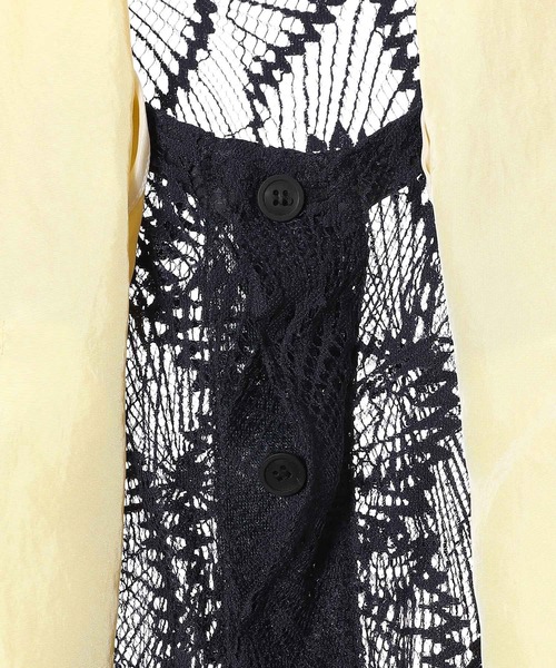 TOGA PULLA（トーガ　プルラ）の「TOGA PULLA Lace blouse TP252-FJ223（シャツ/ブラウス・レディース・ネイビー・36）」の9枚目の写真