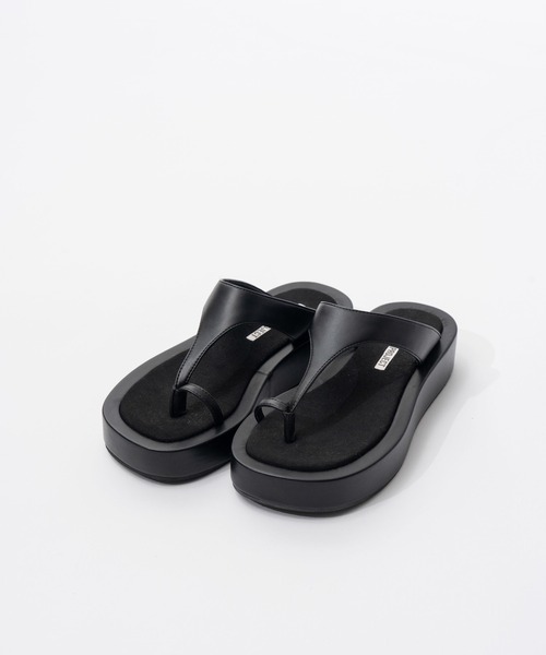 PRANK PROJECT（プランクプロジェクト）の「【2026Spring Pre-Order】プラットフォームトングサンダル / Platform Tongs Sandals（サンダル・レディース・ブラック/ホワイト/レッド・36/37/38）」の3枚目の写真