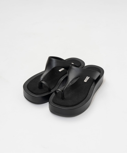 PRANK PROJECT（プランクプロジェクト）の「【2026Spring Pre-Order】プラットフォームトングサンダル / Platform Tongs Sandals（サンダル・レディース・ブラック/ホワイト/レッド・36/37/38）」の7枚目の写真