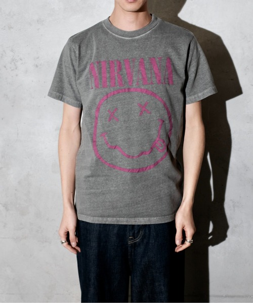 NIRVANA(ニルヴァーナ)の「THRIFTY LOOK スリフティルック / PIGMENT"NIRVANA"TEE(Tシャツ/カットソー・メンズ・ブラック・X-LARGE/MEDIUM/LARGE)」の8枚目の写真