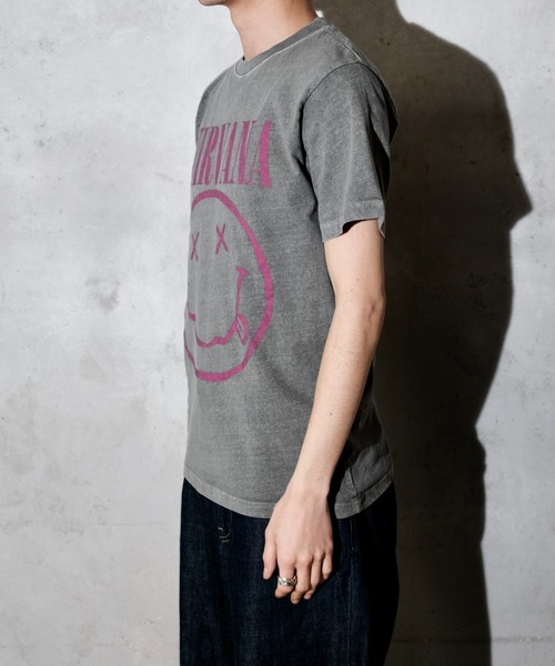 NIRVANA(ニルヴァーナ)の「THRIFTY LOOK スリフティルック / PIGMENT"NIRVANA"TEE(Tシャツ/カットソー・メンズ・ブラック・X-LARGE/MEDIUM/LARGE)」の9枚目の写真
