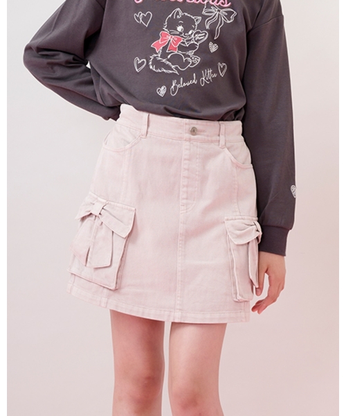 セール】リボンフラップカーゴスカパン（その他パンツ）｜mezzo piano