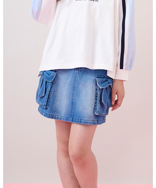 セール】リボンフラップカーゴスカパン（その他パンツ）｜mezzo piano