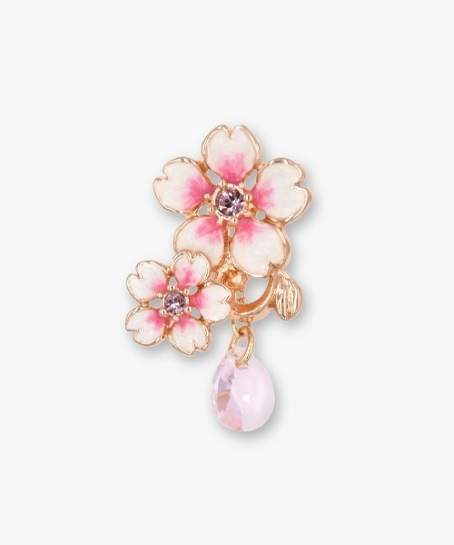 ANNA SUI(アナスイ)の「桜モチーフ ピアス(ピアス(両耳用)・レディース・ピンク・FREE)」の4枚目の写真