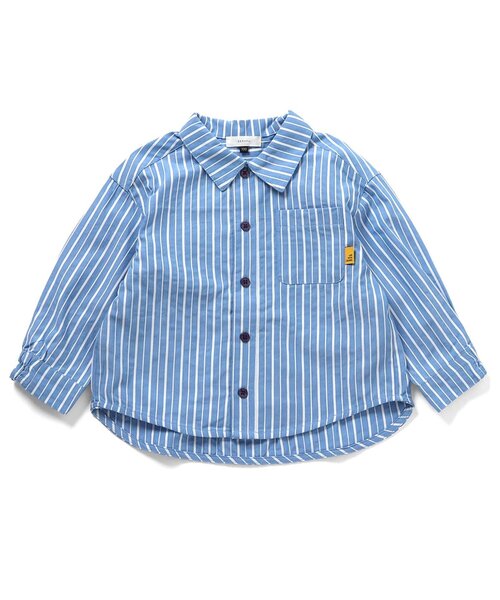 Seraph(セラフ)の「【リンク】まいにちシャツ_ジュニア対応(シャツ/ブラウス・キッズ・サックスブルー/チェック・140/130/120/110/100/90/80)」の8枚目の写真