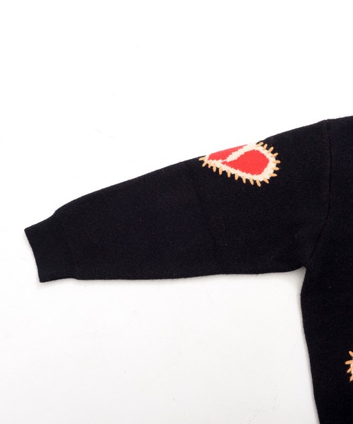 Revo.（レボ）の「Revo. ブロークン ハート ステッチデザイン ルーズニット プルオーバー（ニット/セーター・メンズ・グレー/ブラック/ブラウン・FREE）」の16枚目の写真