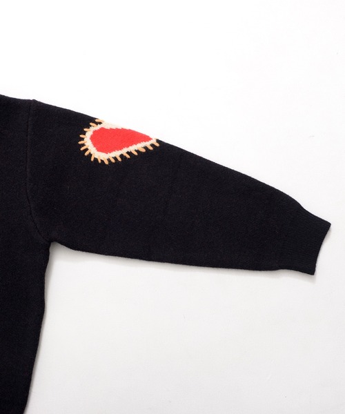 Revo.（レボ）の「Revo. ブロークン ハート ステッチデザイン ルーズニット プルオーバー（ニット/セーター・メンズ・グレー/ブラック/ブラウン・FREE）」の17枚目の写真