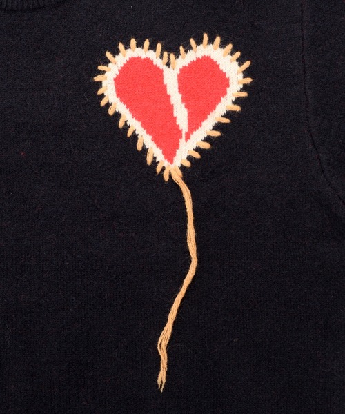 Revo.（レボ）の「Revo. ブロークン ハート ステッチデザイン ルーズニット プルオーバー（ニット/セーター・メンズ・グレー/ブラック/ブラウン・FREE）」の18枚目の写真