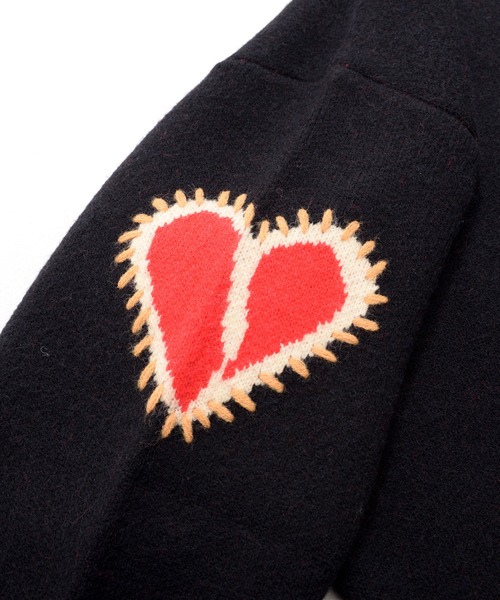 Revo.（レボ）の「Revo. ブロークン ハート ステッチデザイン ルーズニット プルオーバー（ニット/セーター・メンズ・グレー/ブラック/ブラウン・FREE）」の20枚目の写真