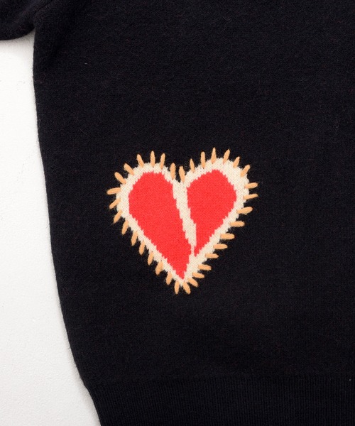 Revo.（レボ）の「Revo. ブロークン ハート ステッチデザイン ルーズニット プルオーバー（ニット/セーター・メンズ・グレー/ブラック/ブラウン・FREE）」の21枚目の写真