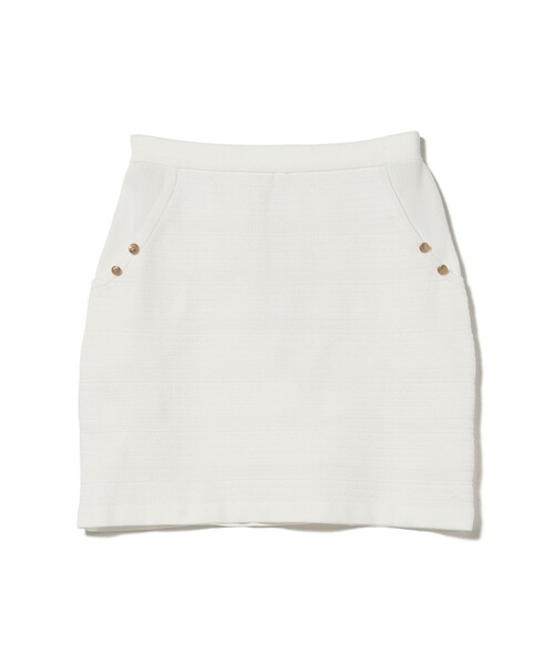 BEAMS GOLF（ビームスゴルフ）の「PURPLE LABEL / ケーブル ボーダー ニット スカート（スカート・レディース・ネイビー/ホワイト・LARGE/MEDIUM/SMALL）」の17枚目の写真