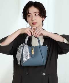 tanakadaisuke/タナカダイスケ】ribbon bijou half moon bag/ムーン