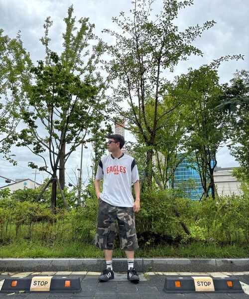 CLACO(クラコ)の「コットンカーペンターバミューダパンツ(カモ)(その他パンツ・メンズ・その他・FREE)」の4枚目の写真