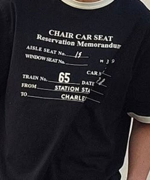 MUDSALT(マッドソルト)の「CHARLESTON リンガーTシャツ ブラック(アイボリー)(Tシャツ/カットソー・レディース・その他・1/2/3)」の20枚目の写真