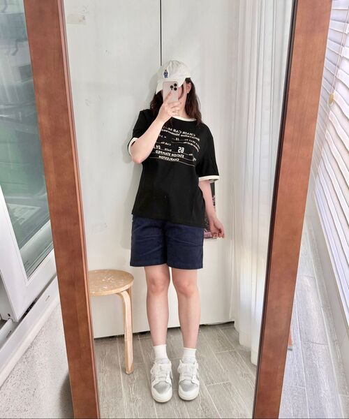 MUDSALT(マッドソルト)の「CHARLESTON リンガーTシャツ ブラック(アイボリー)(Tシャツ/カットソー・レディース・その他・1/2/3)」の15枚目の写真