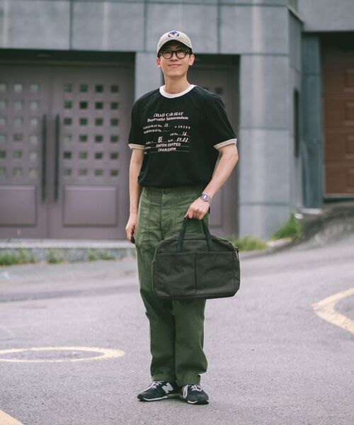 MUDSALT(マッドソルト)の「CHARLESTON リンガーTシャツ ブラック(アイボリー)(Tシャツ/カットソー・レディース・その他・1/2/3)」の7枚目の写真