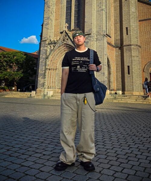 MUDSALT(マッドソルト)の「CHARLESTON リンガーTシャツ ブラック(アイボリー)(Tシャツ/カットソー・レディース・その他・1/2/3)」の5枚目の写真