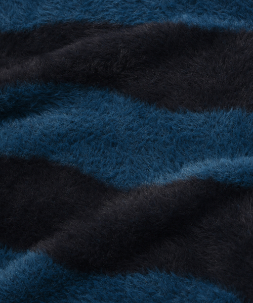 VISION STREET WEAR(ヴィジョンストリートウェア)の「VSW Hairy Wave Stripe Knit Navy(ニット/セーター・レディース・その他・LARGE/MEDIUM/X-LARGE)」の9枚目の写真