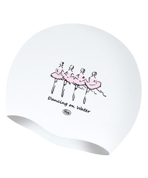 RALLY（ラリー）の「[PRUC909 WHT] バレリーナシリコンキャップ ホワイト（スイムグッズ）」