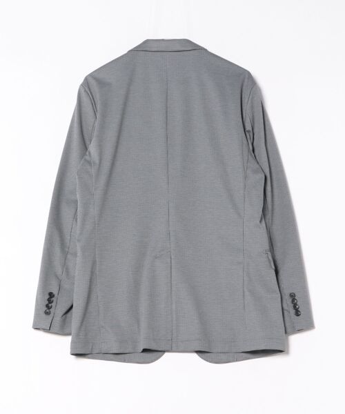 TAKA-Q（タカキュー）の「【ストレッチ 手洗い可能】タカキュー ポンチ 2ボタンジャケット ライトグレー(セットアップ可能)（スーツジャケット・メンズ・ライトグレー・3L/X-LARGE/LARGE/MEDIUM/S）」の3枚目の写真